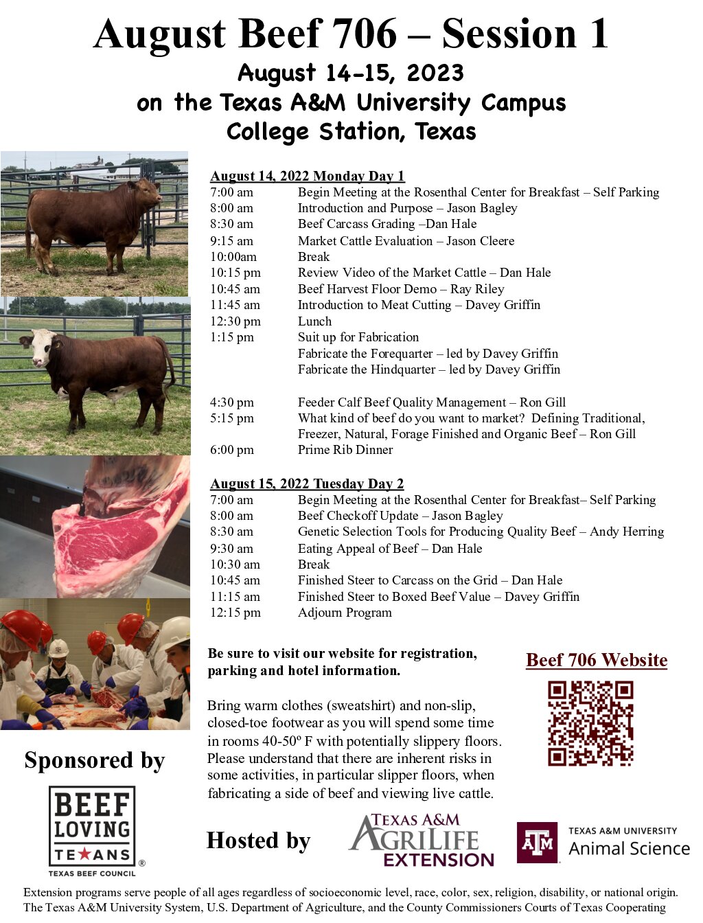 Beef 706 Beef Cattle Short Course Beef 706 Beef Cattle Short Course